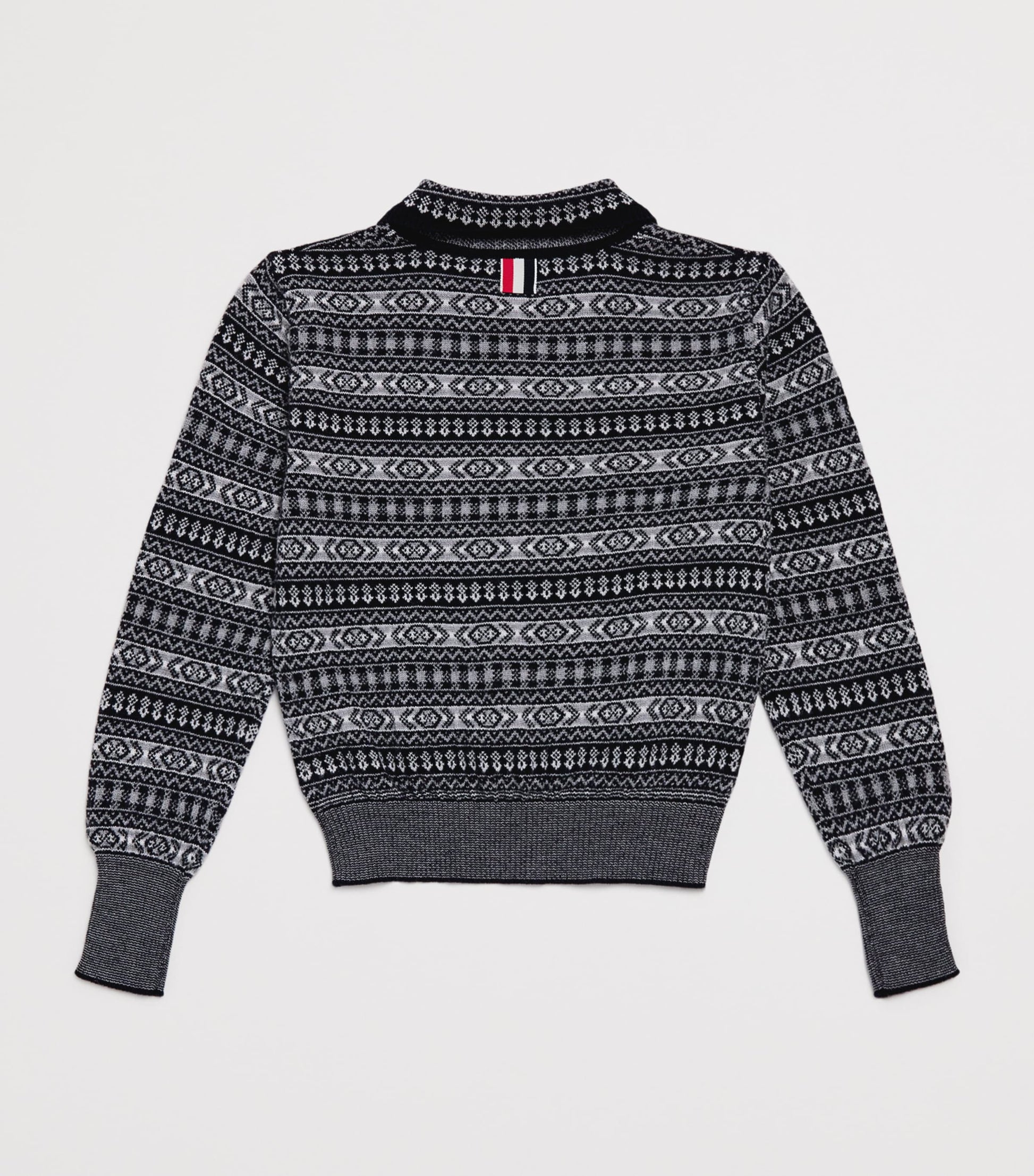 Wool Fair Isle Sweater (2-12 Years) NAVY