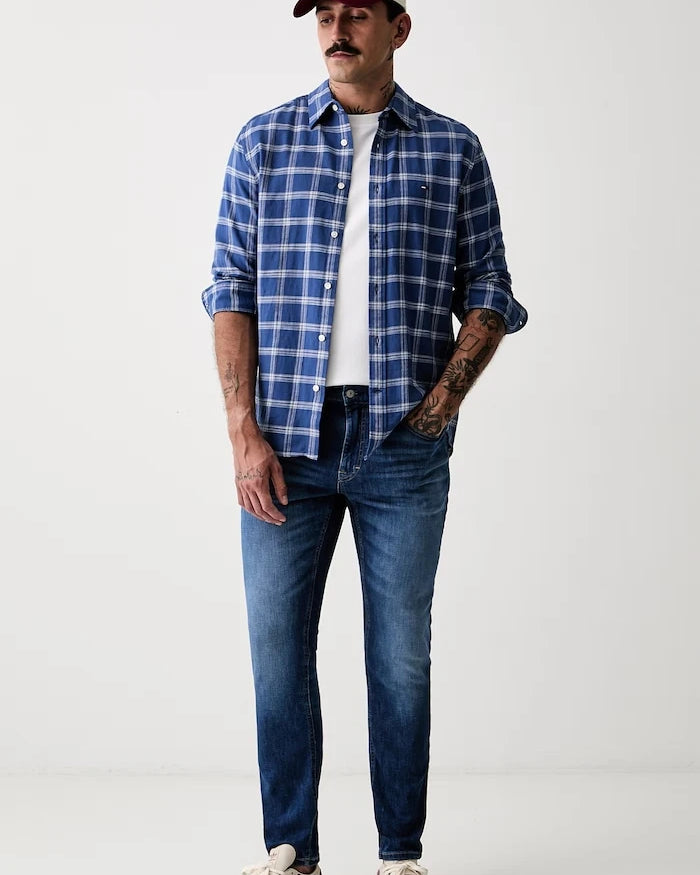 Tommy Jeans erkek pamuk gömlek