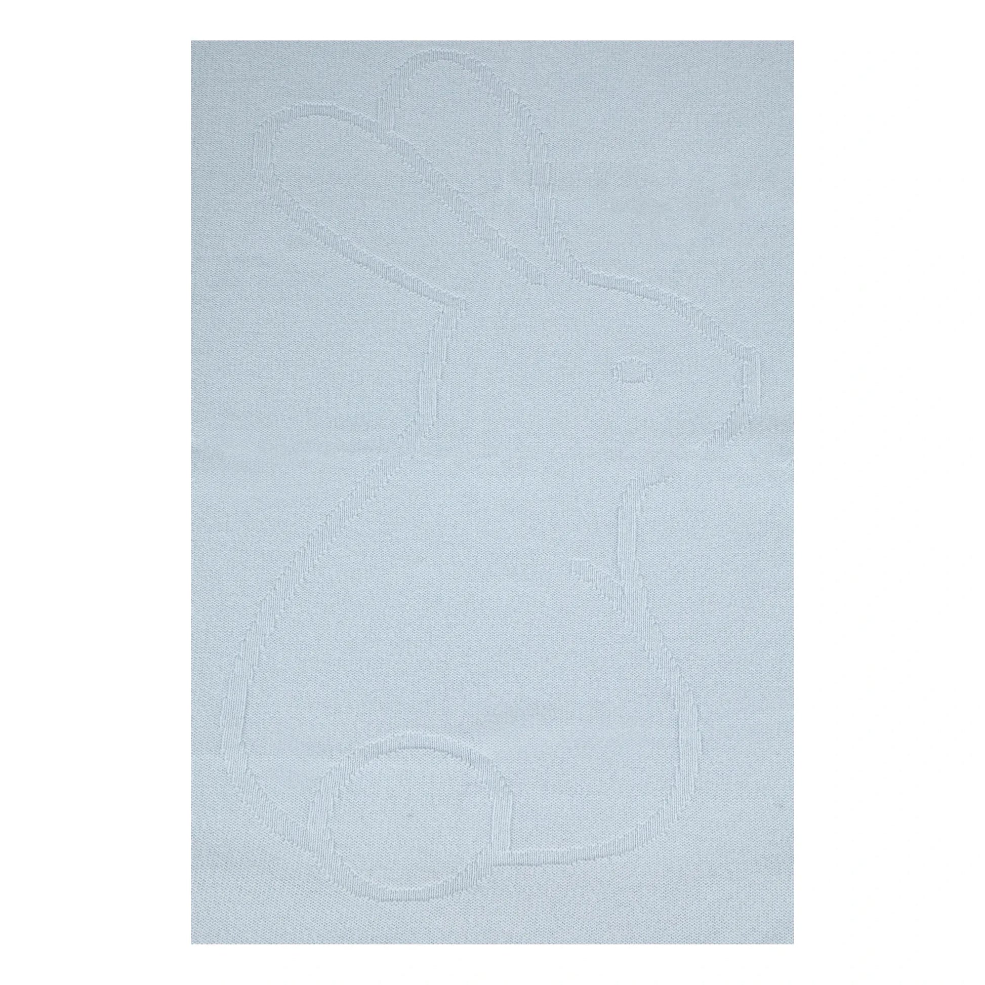 Tartine et Chocolat - Cashmere Rabbit Blanket | Light blue
