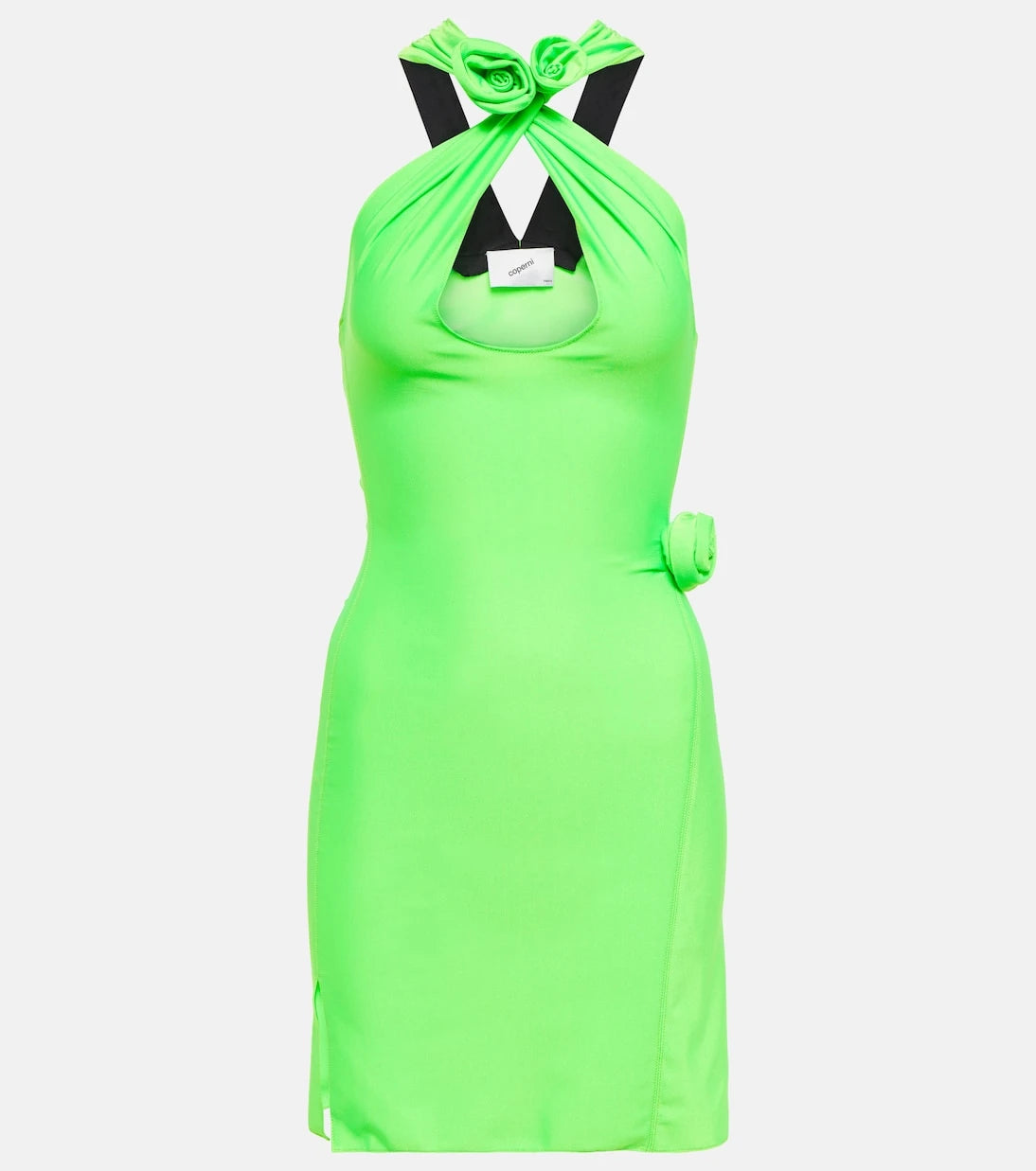 Coperni - Halter yakalı jarse mini elbise