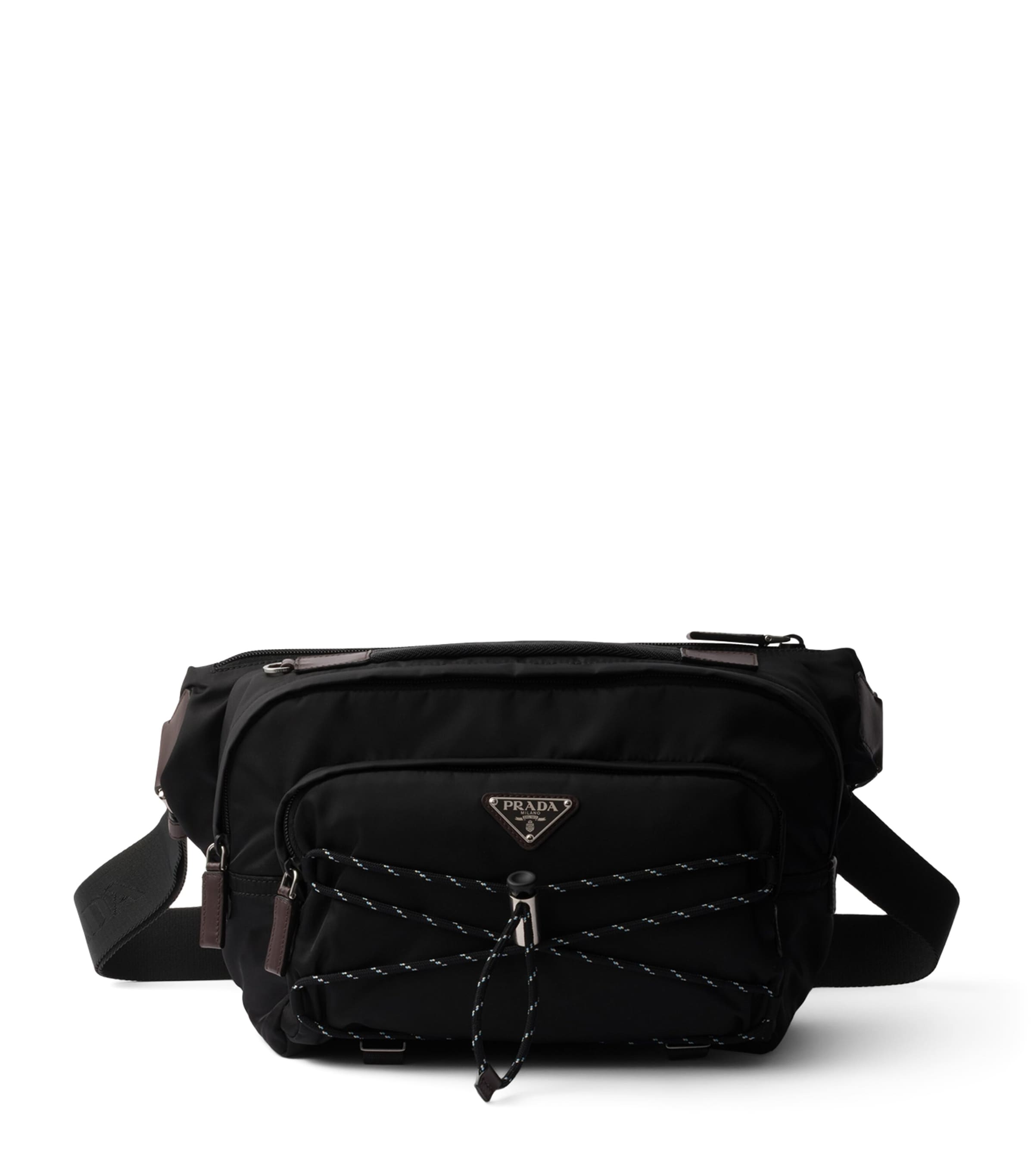 Prada Re-Nylon and Leather Shoulder Bag