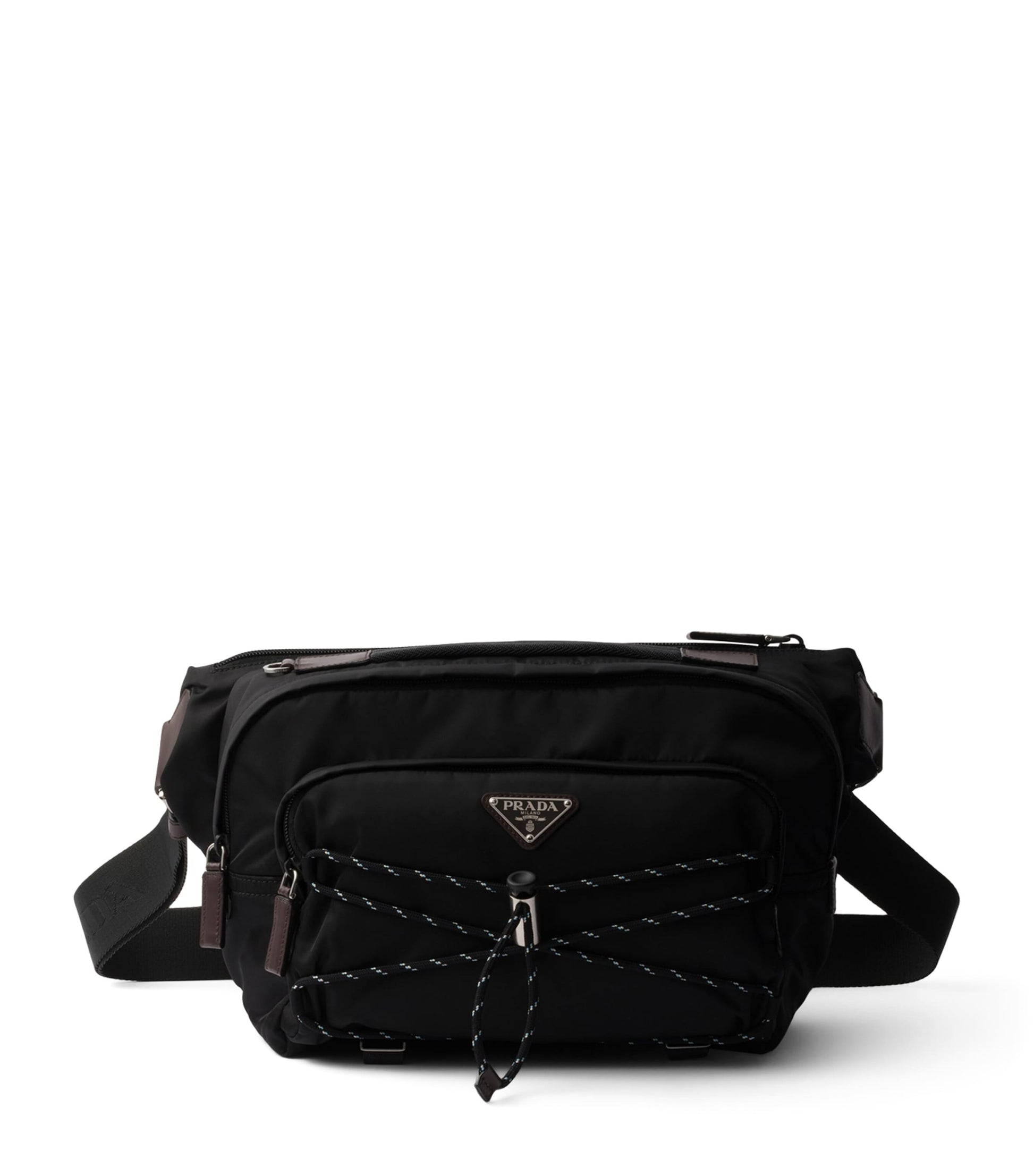 Prada Re-Nylon and Leather Shoulder Bag