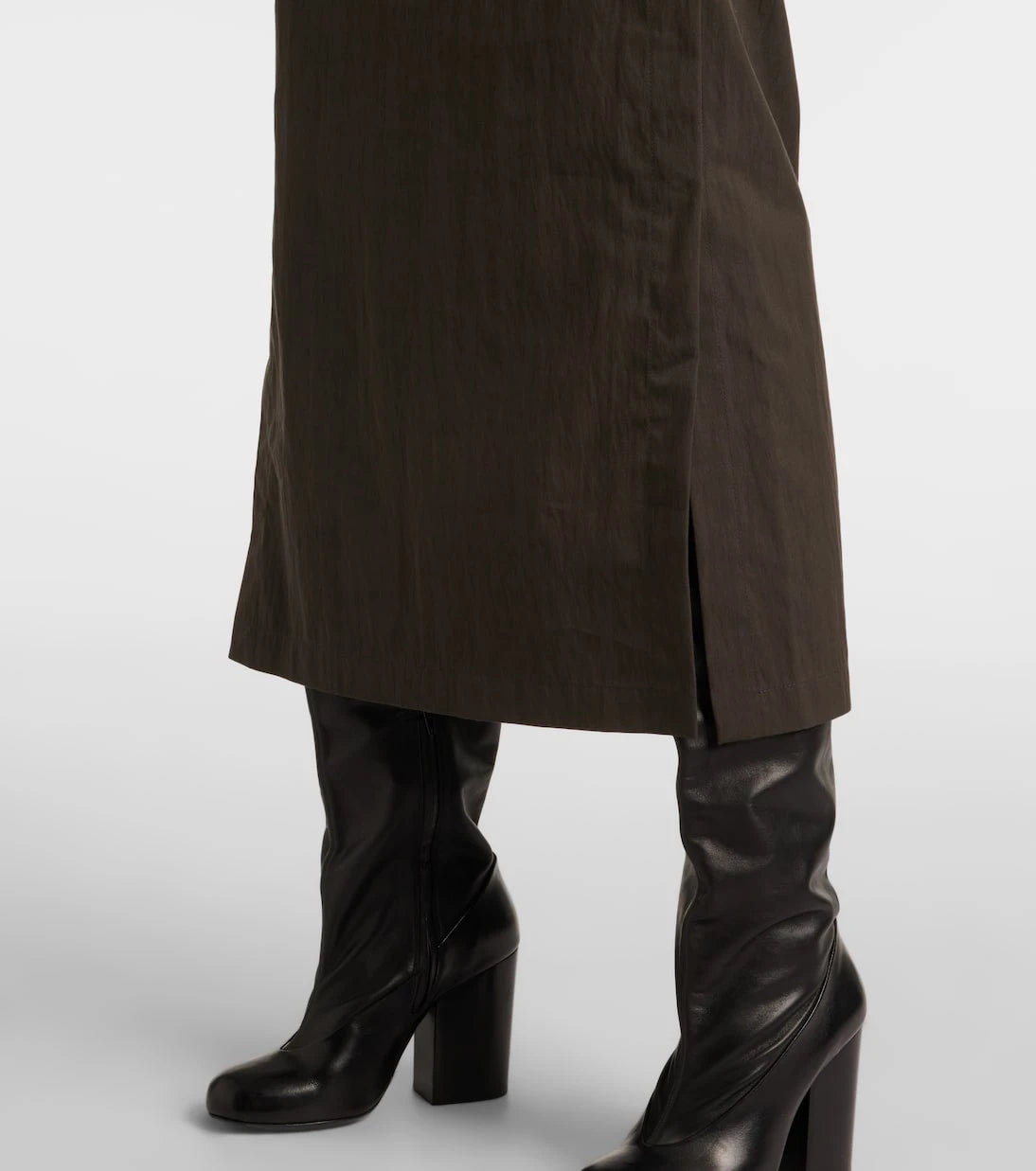 Lemaire - Cotton-blend midi skirt