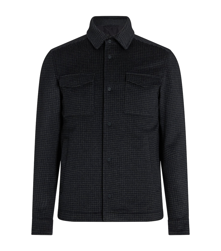 Blue Cashmere Shacket