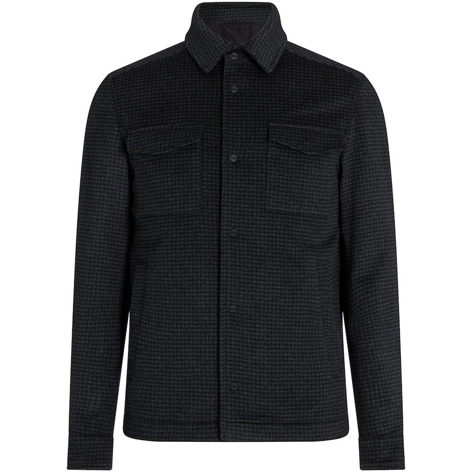 Blue Cashmere Shacket