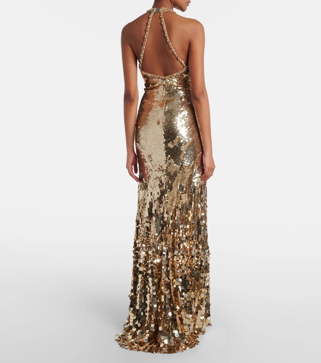 Jenny Packham - Mars gathered sequined gown