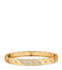 Yellow Gold and Diamond Coco Crush Bangle