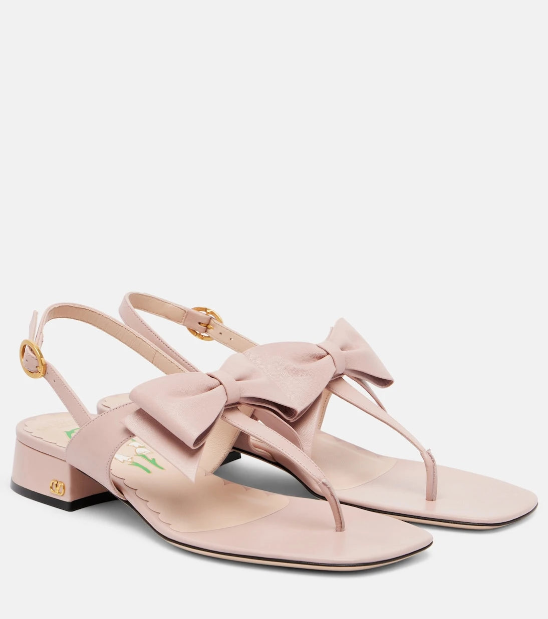 Valentino Garavani - Bowow 25 leather thong sandals