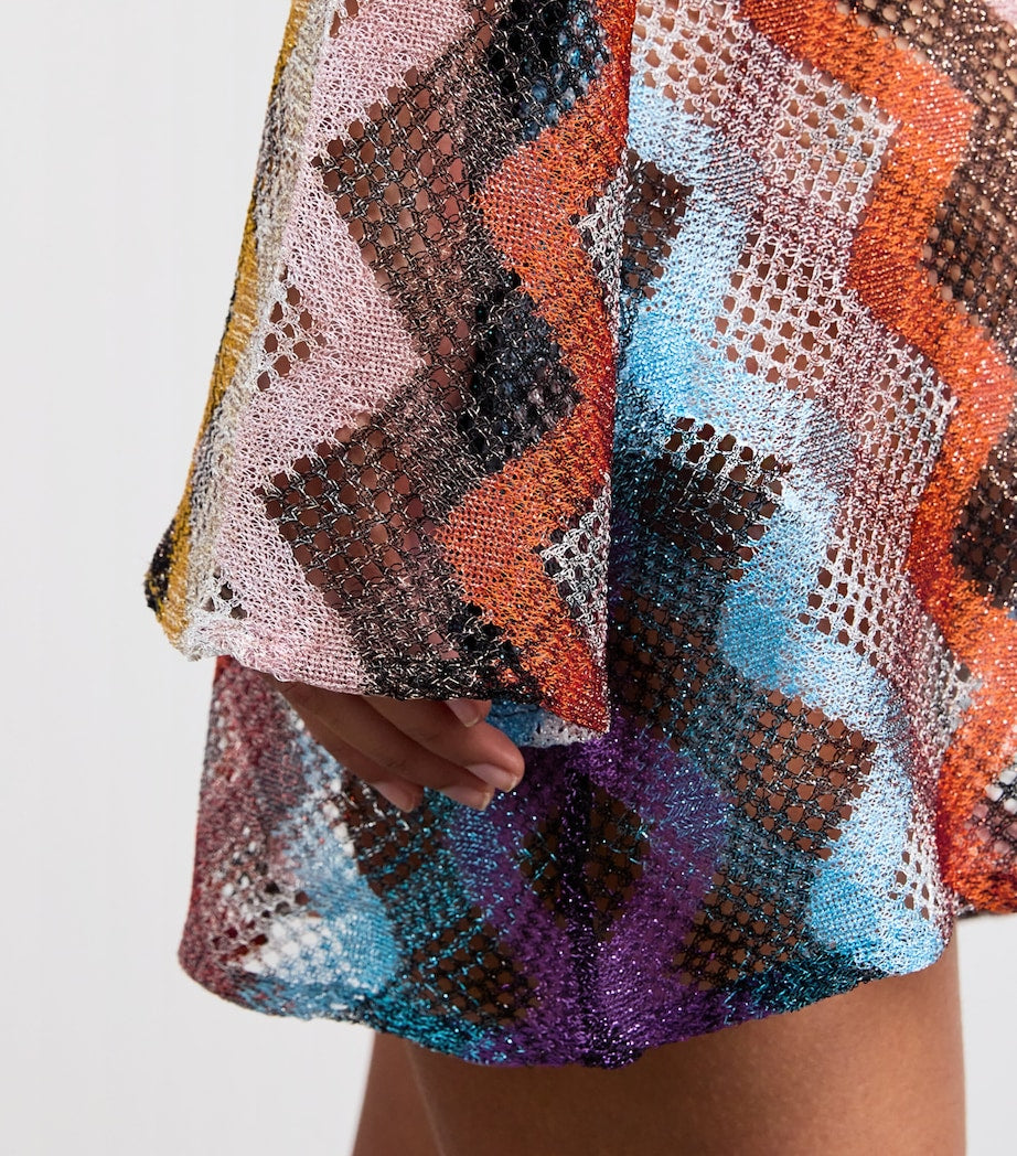Missoni Multi Zigzag Lace-Detail Kaftan