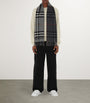 Cashmere Contrast Check Scarf