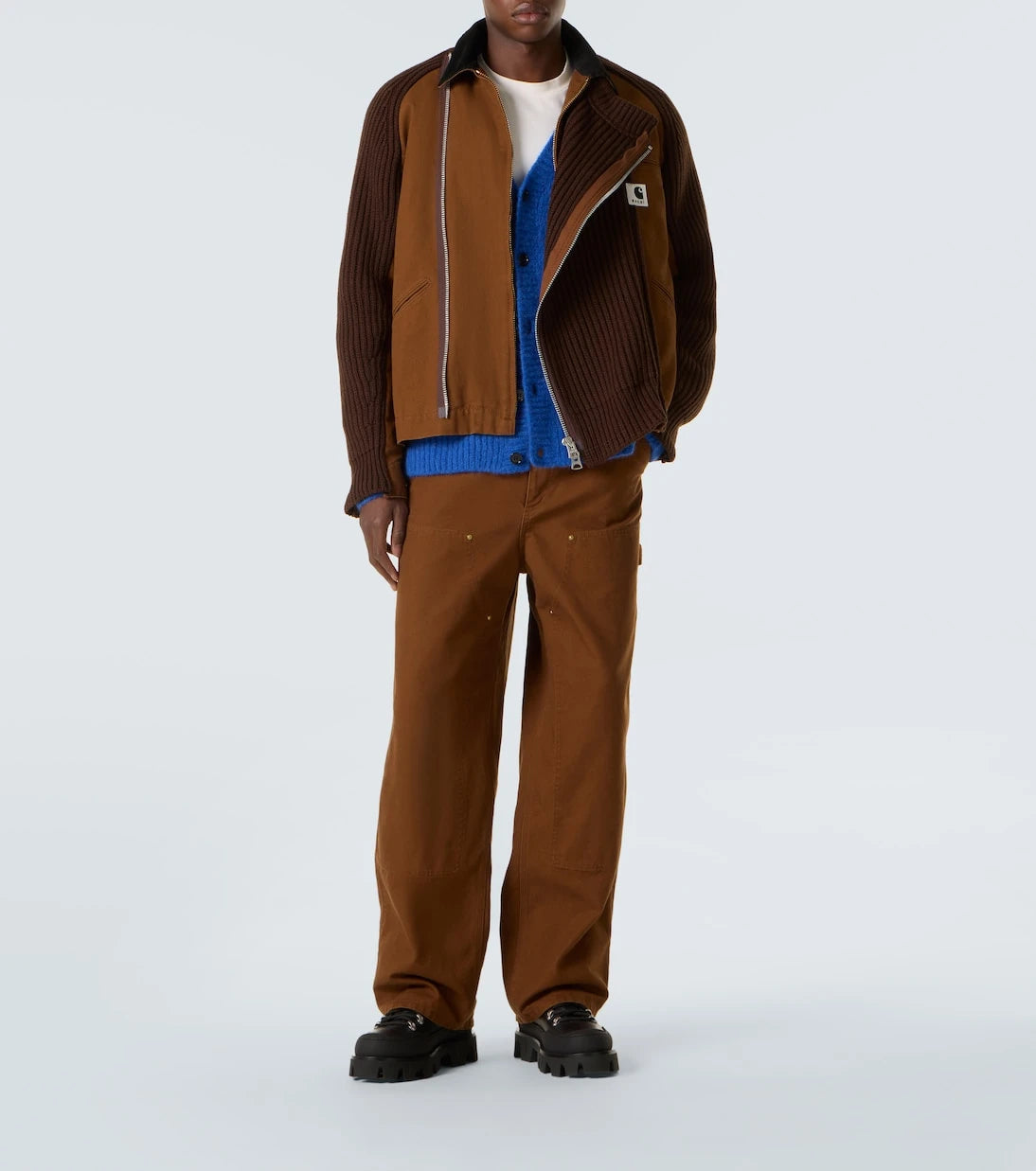 Sacai - بنطلون كارجو قطني بحزام من Carhartt WIP