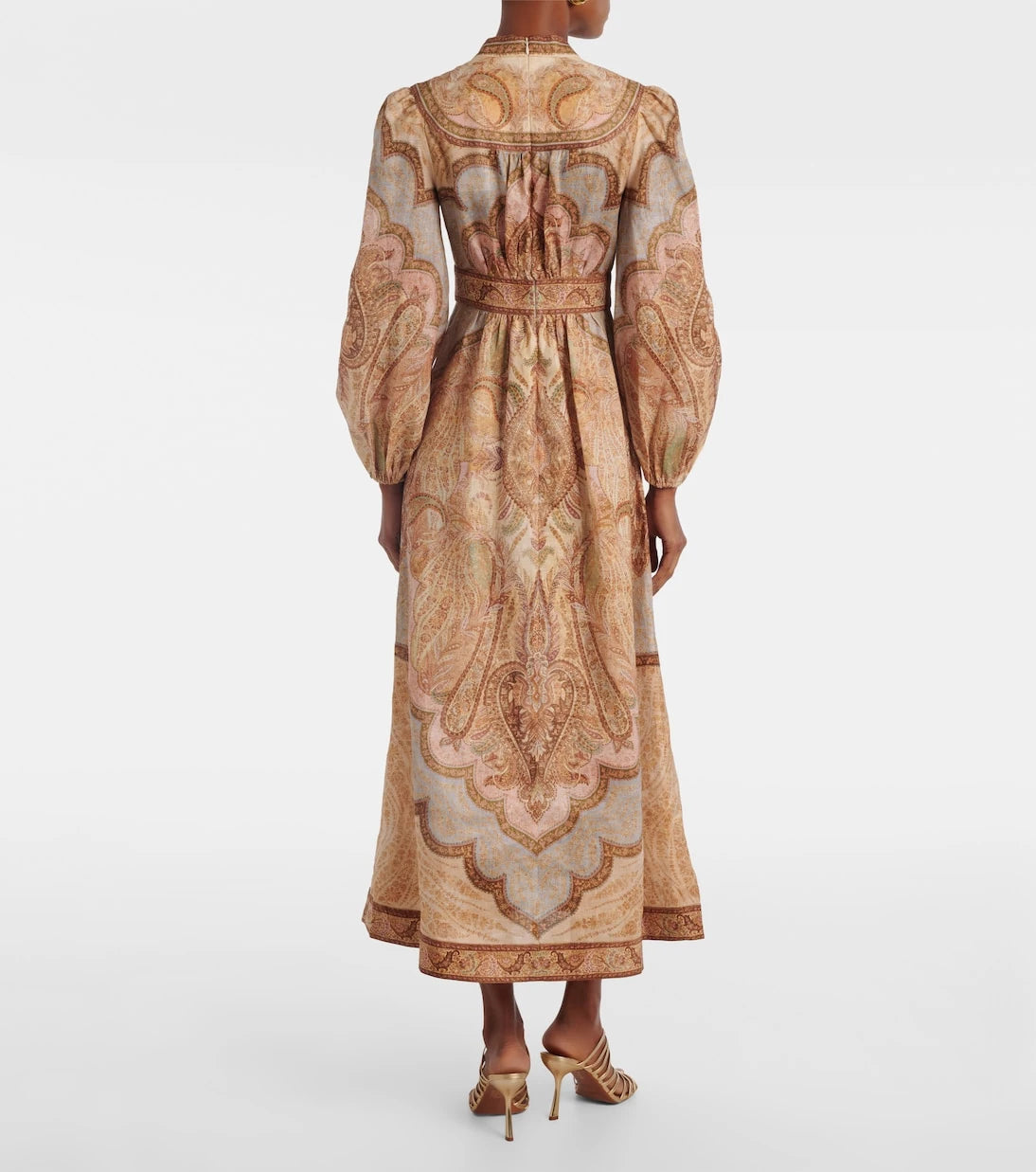 Zimmermann - Wanderlust printed linen shirt dress