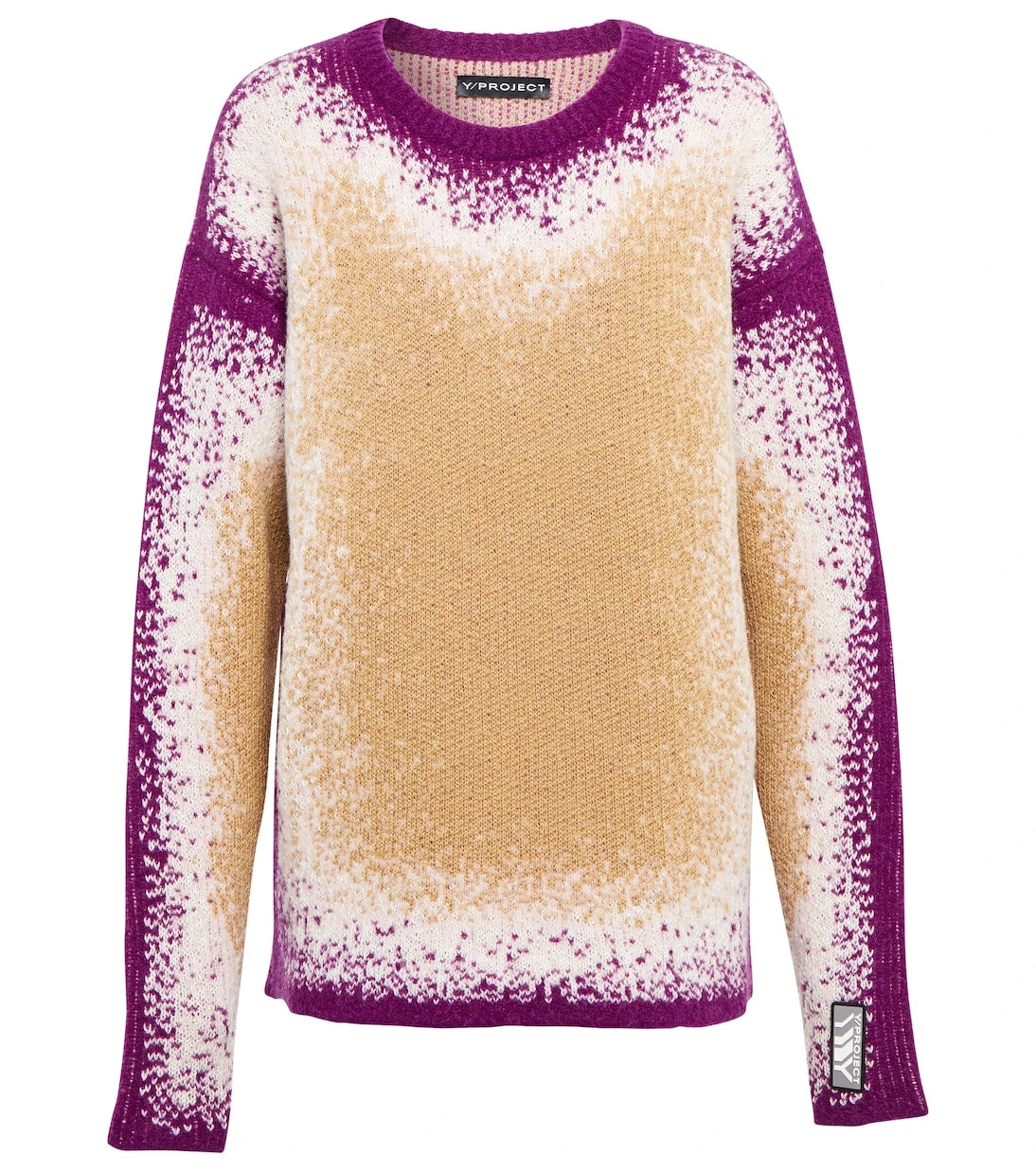 Y/Project - Intarsia wool-blend sweater