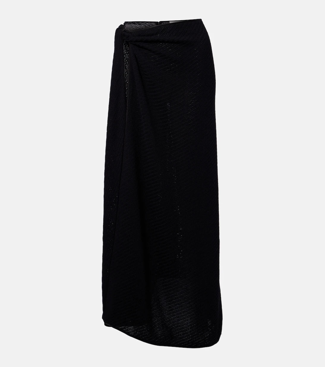 Christopher Esber - Knitted cotton-blend maxi skirt