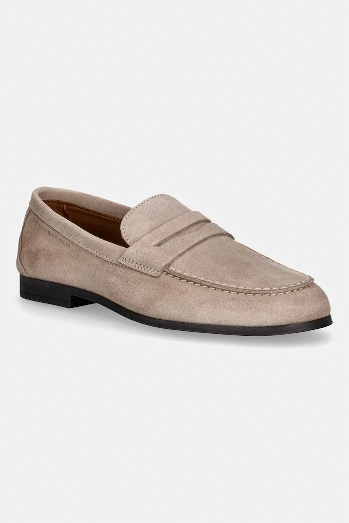 Tommy Hilfiger Kadın Süet Loafer FLEXIBLE SLIM SUEDE LOAFER