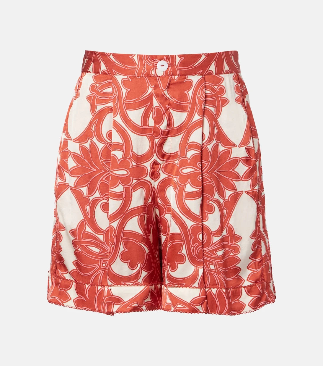 Poupette St Barth - Isabelle printed high-rise shorts
