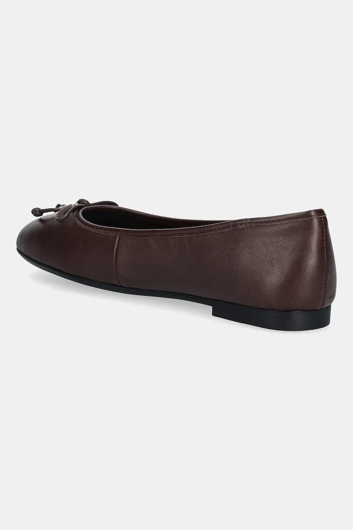 Кожени балеринки Tommy Hilfiger HILFIGER SMOOTH LTHR BALLET