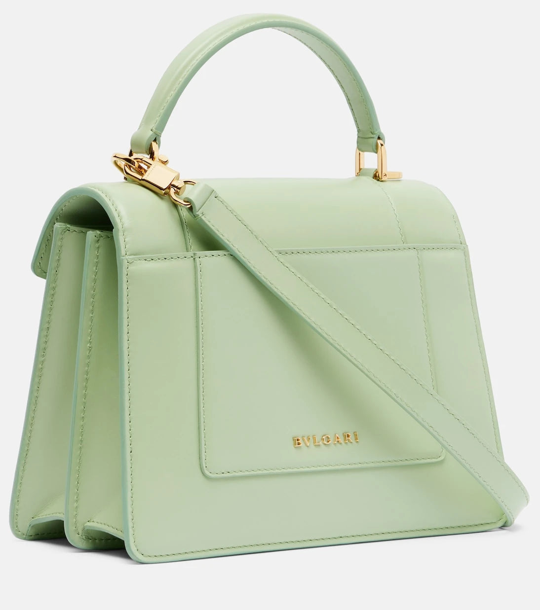 Bvlgari - Serpenti Forever Small leather top-handle bag