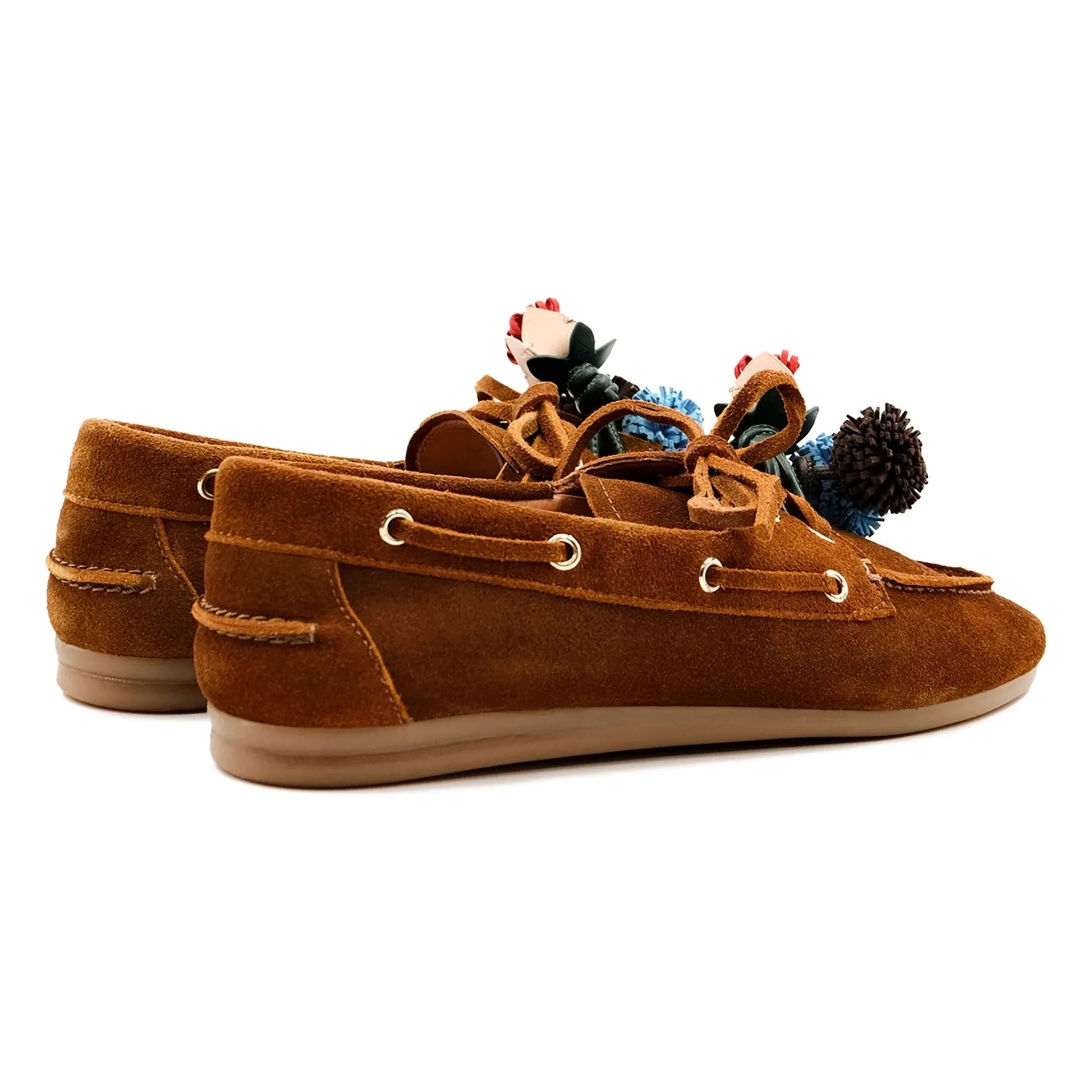 Toral - Nahua Suede Boat Shoes | Brown