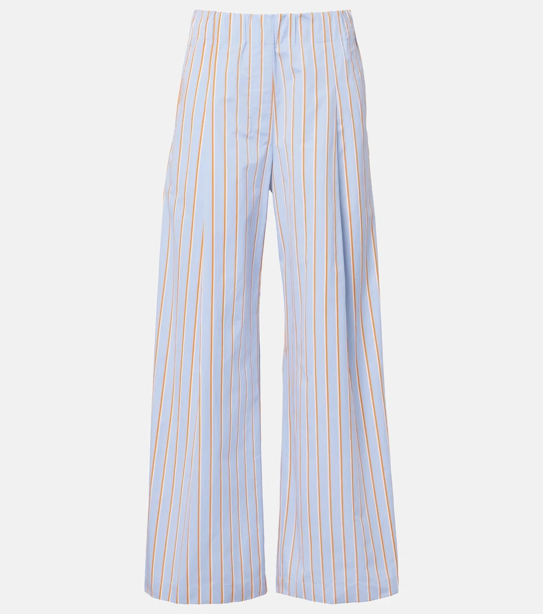 Dries Van Noten - Striped cotton wide-leg pants