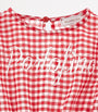 Monnalisa Cotton Gingham Portofino Playsuit (2-12 Years)