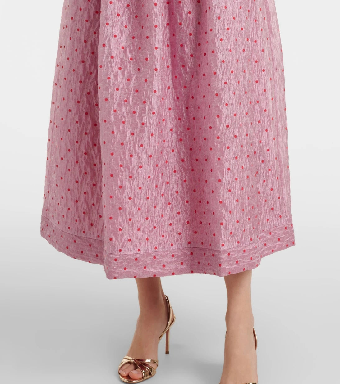 Markarian - Apple polka-dot corset dress