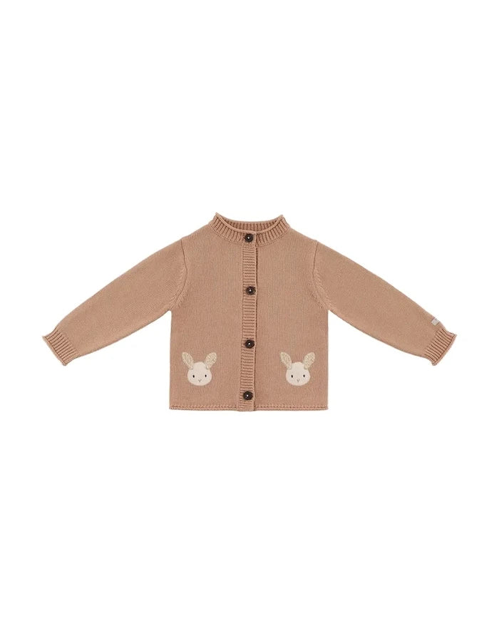 Бебешка памучна жилетка Donsje Danta Cardigan Fluffy Bunny