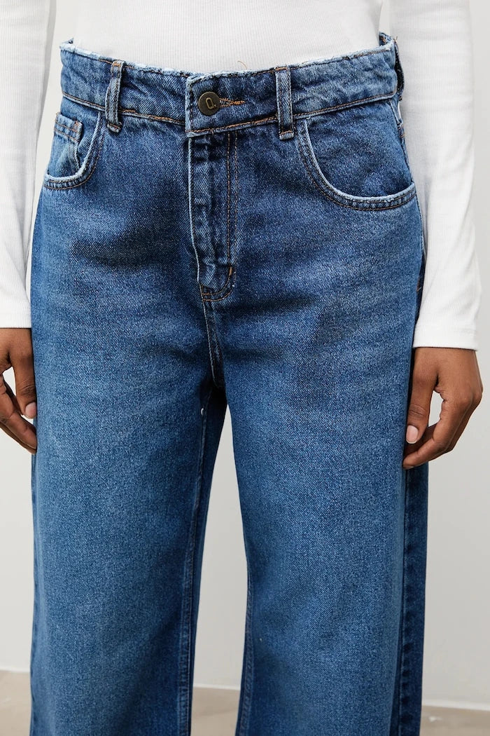 Answear.LAB дънки wide leg дамски