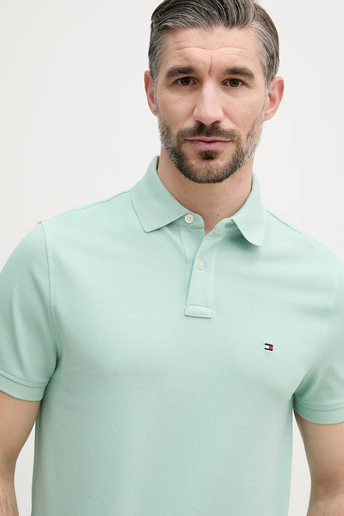 Tommy Hilfiger erkek pamuk elastan polo yaka tişört