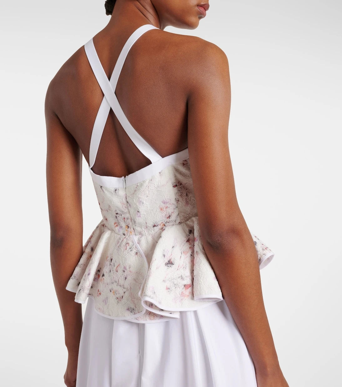 Giambattista Valli - Ruffled floral lace gown