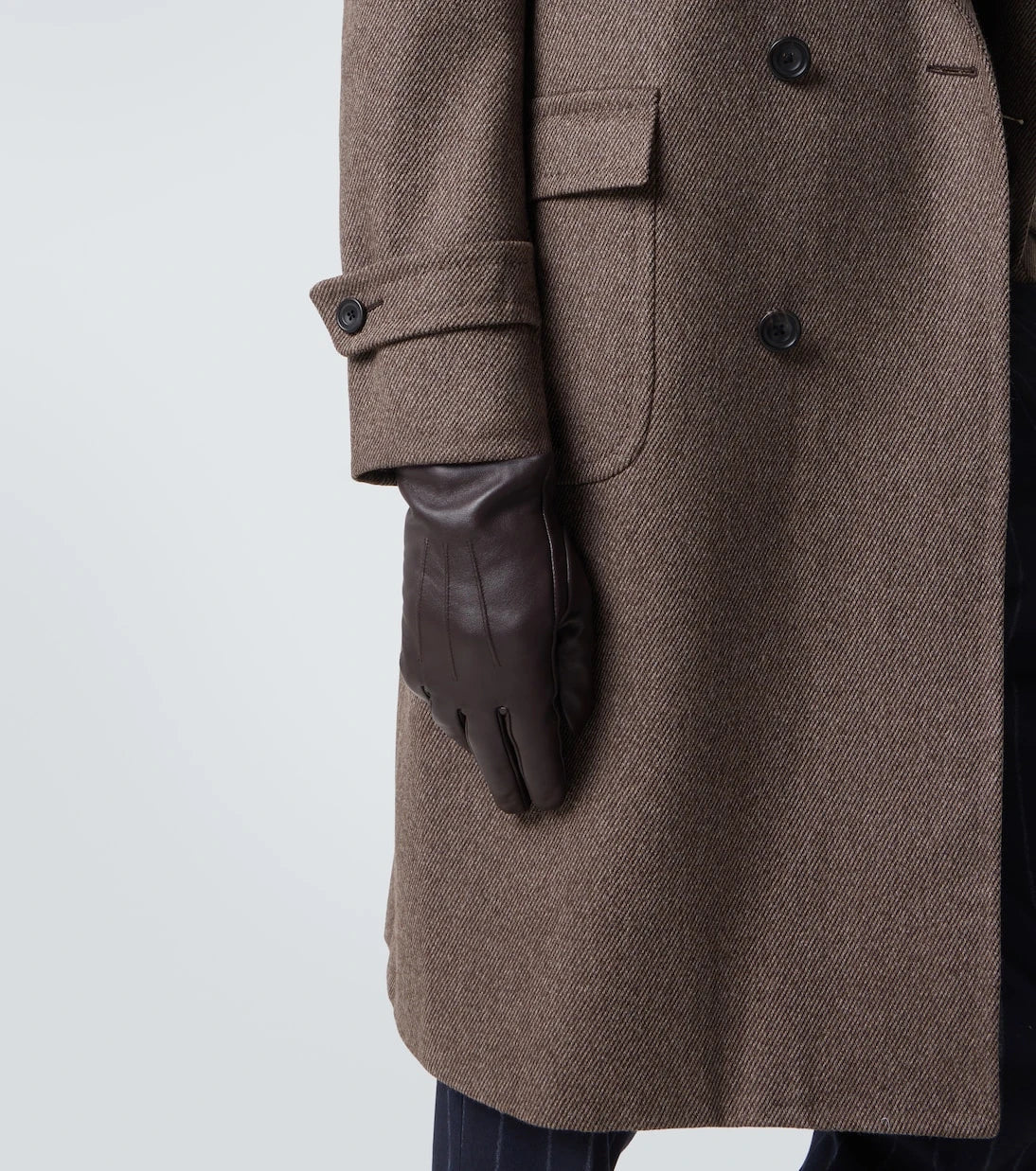 Thom Sweeney - Double-breasted wool overcoat