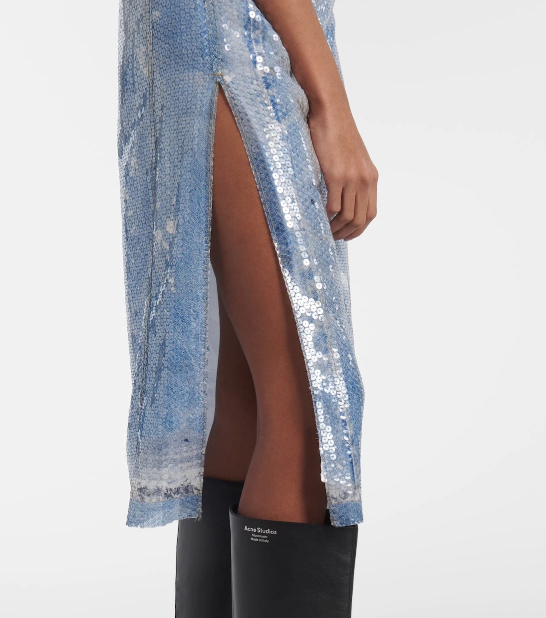 Acne Studios - Sequined printed midi dress