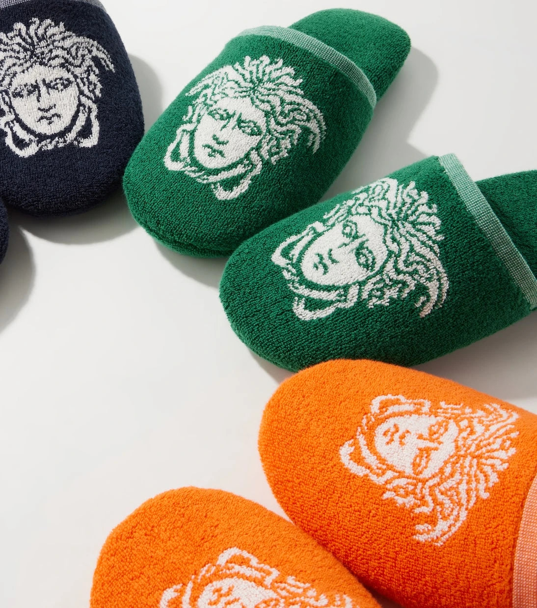 Versace Home - Medusa cotton terry slippers