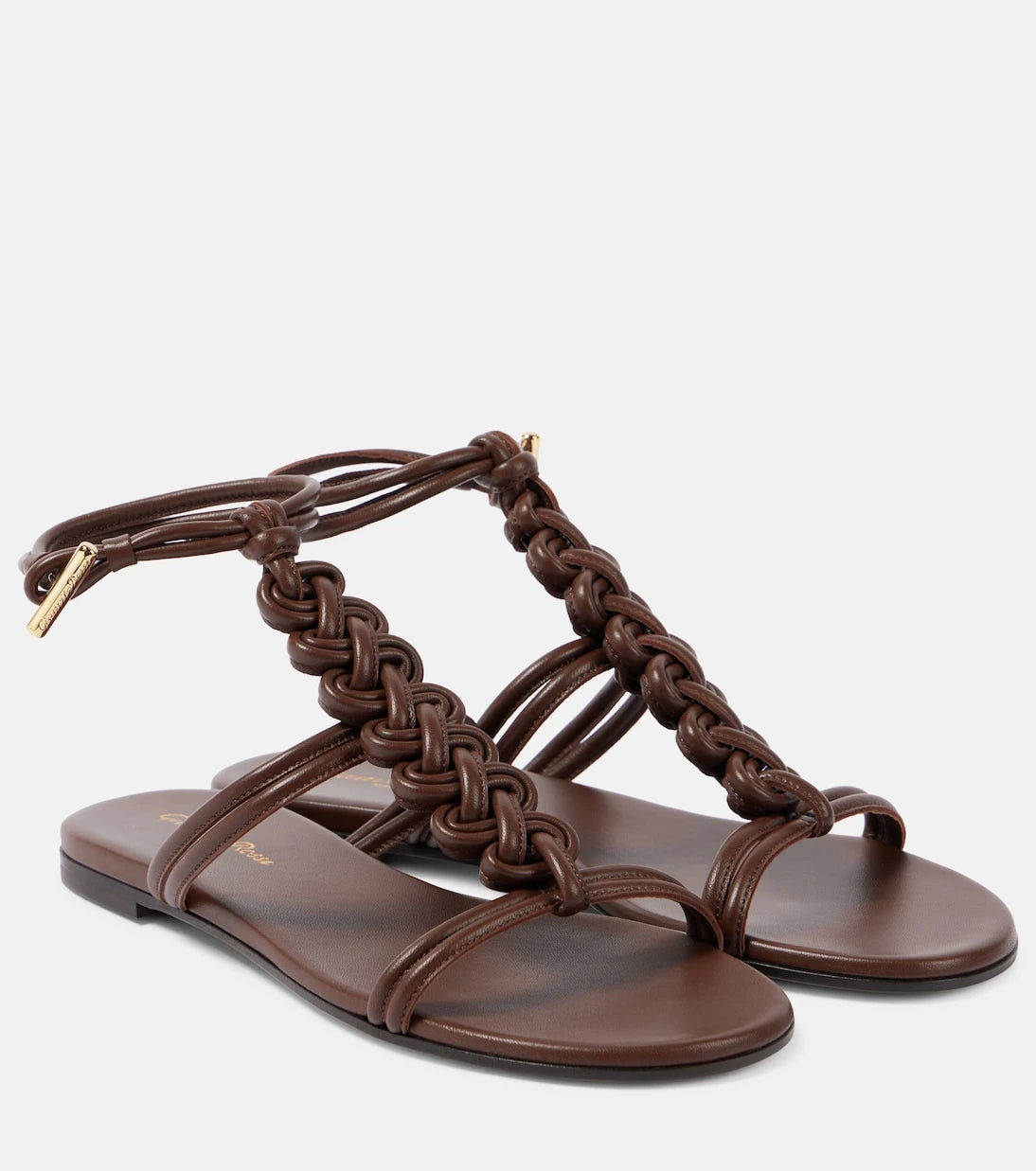 Gianvito Rossi - Capua braided leather sandals