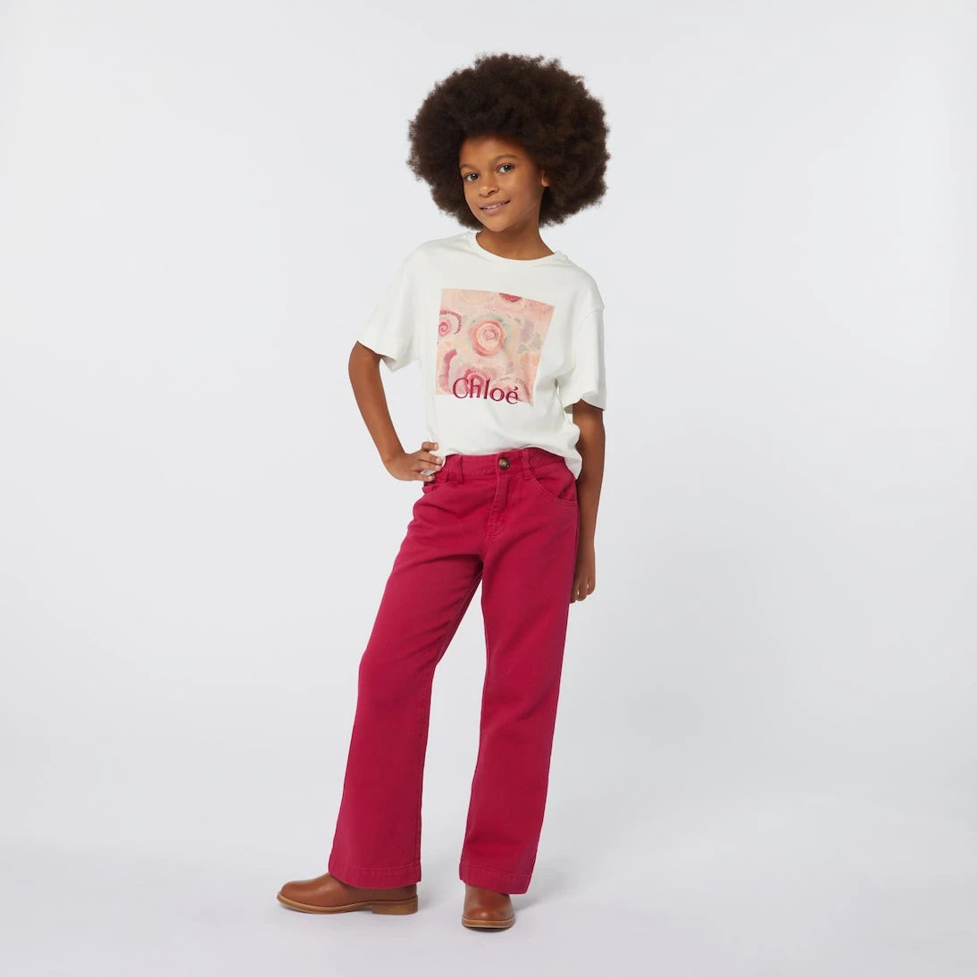 Chloé Kids - بنطال قطني