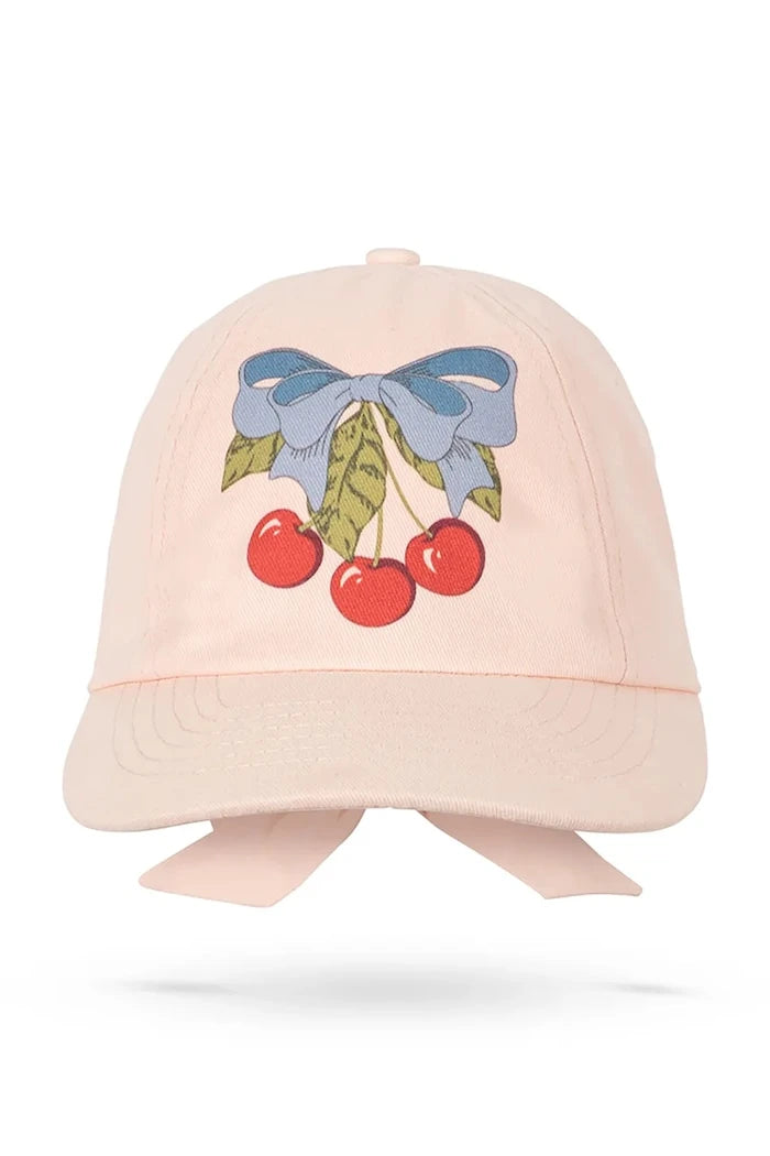 Konges Sløjd FRANKIE BOW CAP GOTS çocuk pamuklu siperlikli şapka