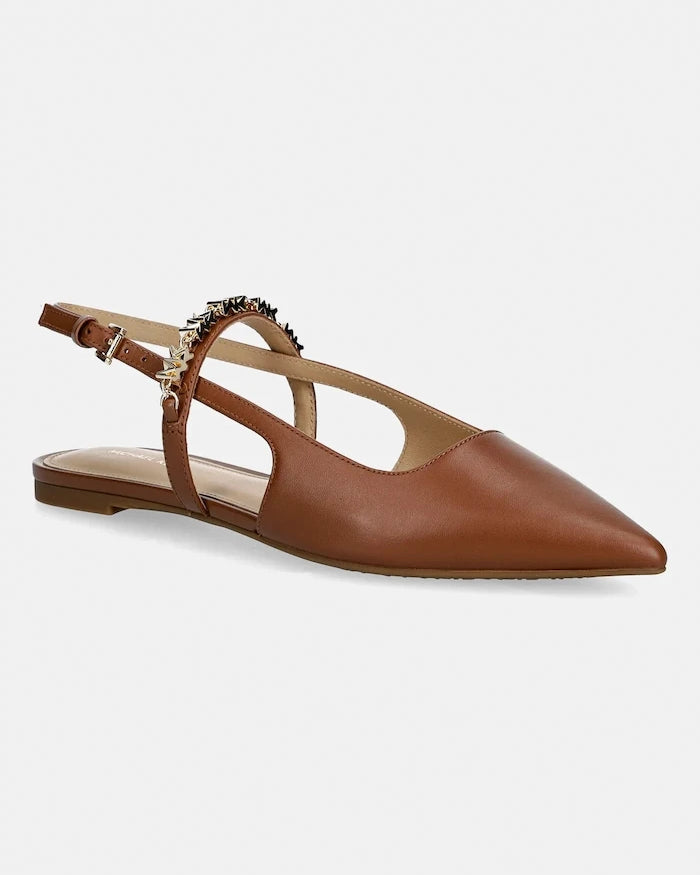 MICHAEL Michael Kors Dina Flex Sling Flat Deri Babet