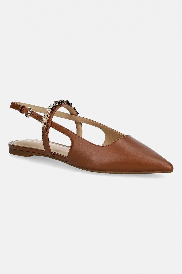 Кожени балеринки MICHAEL Michael Kors Dina Flex Sling Flat