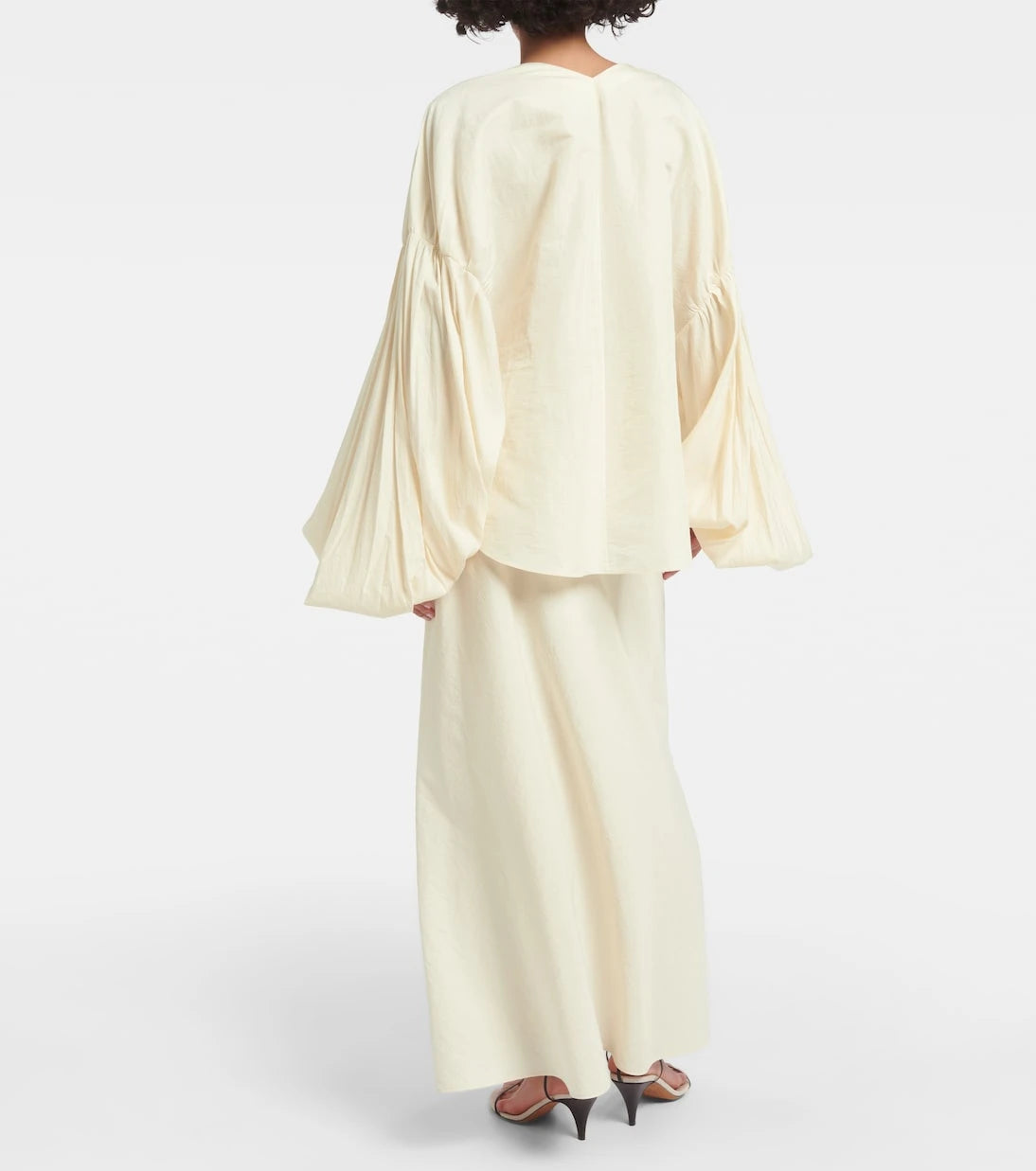 Khaite - Quico silk and cotton organza top