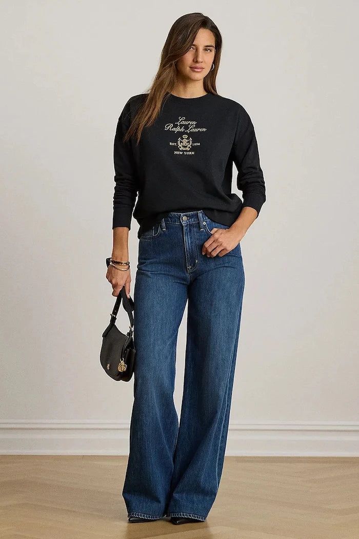 Lauren Ralph Lauren pamuklu kadın sweatshirt