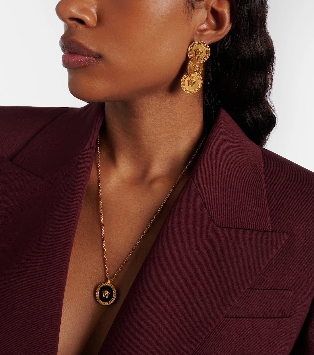 Versace - Tribute Medusa drop earrings