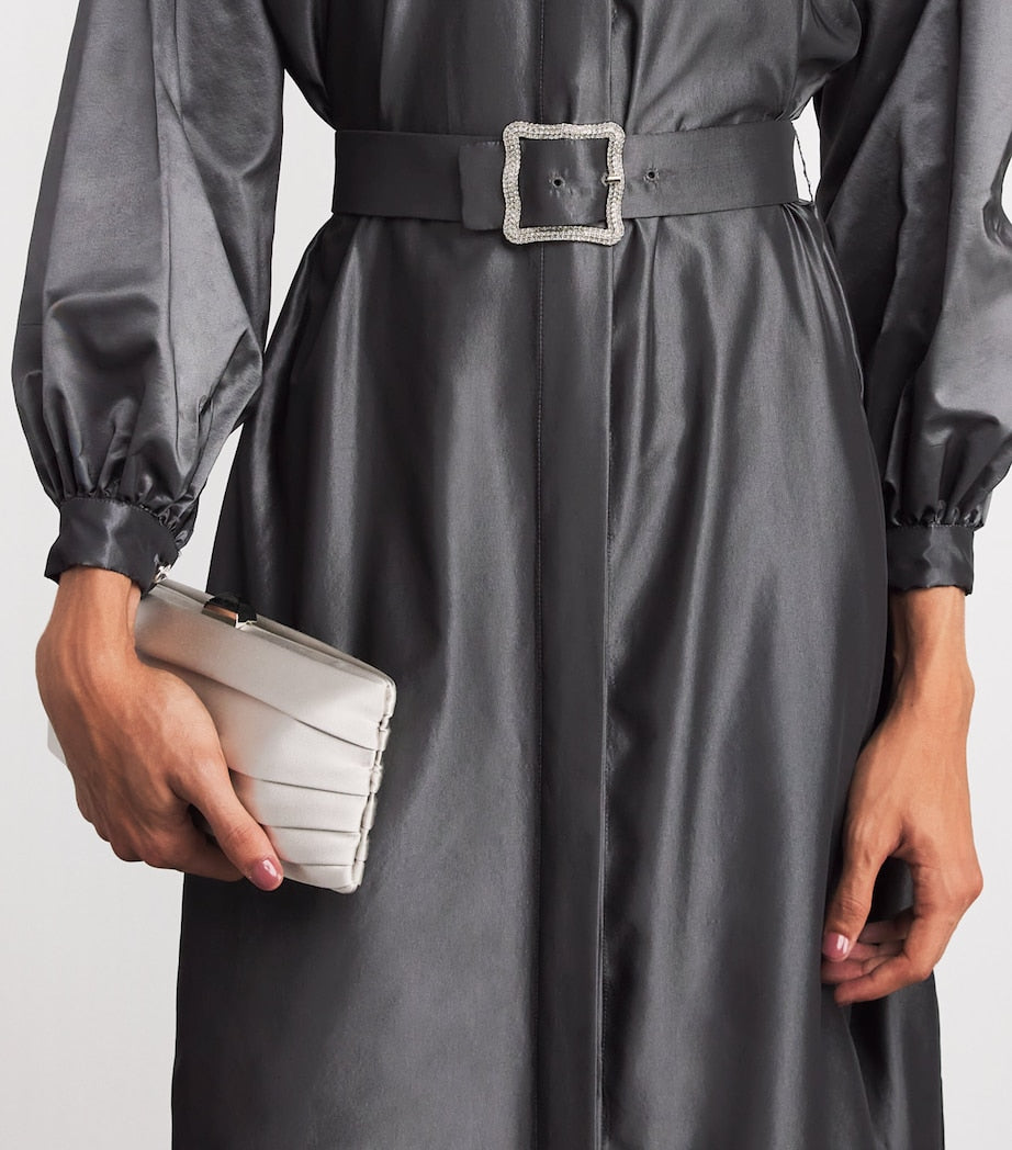 Alexis Mabille Belted Maxi Shirt Dress
