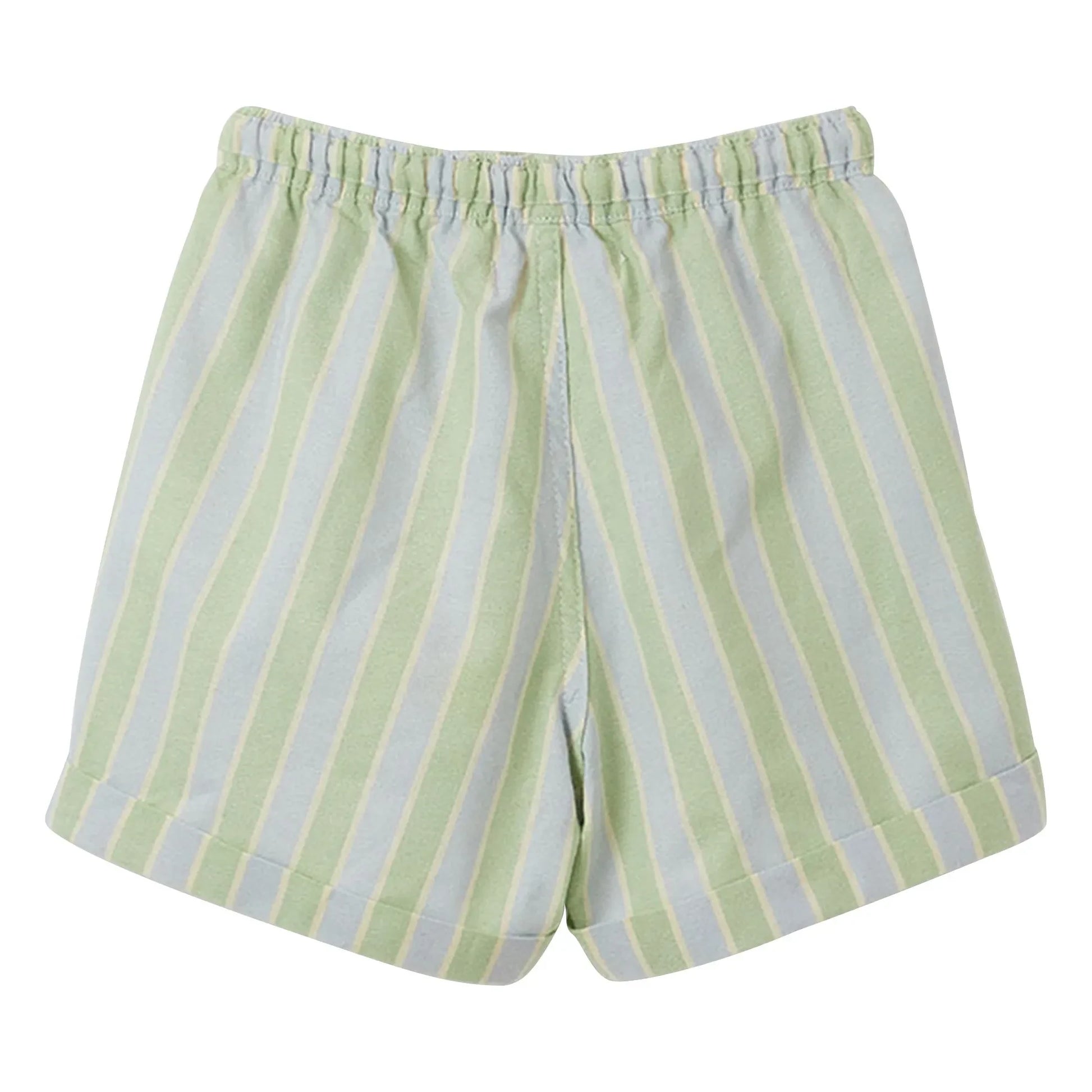 Fabula - Striped Bermuda Shorts | Pale green
