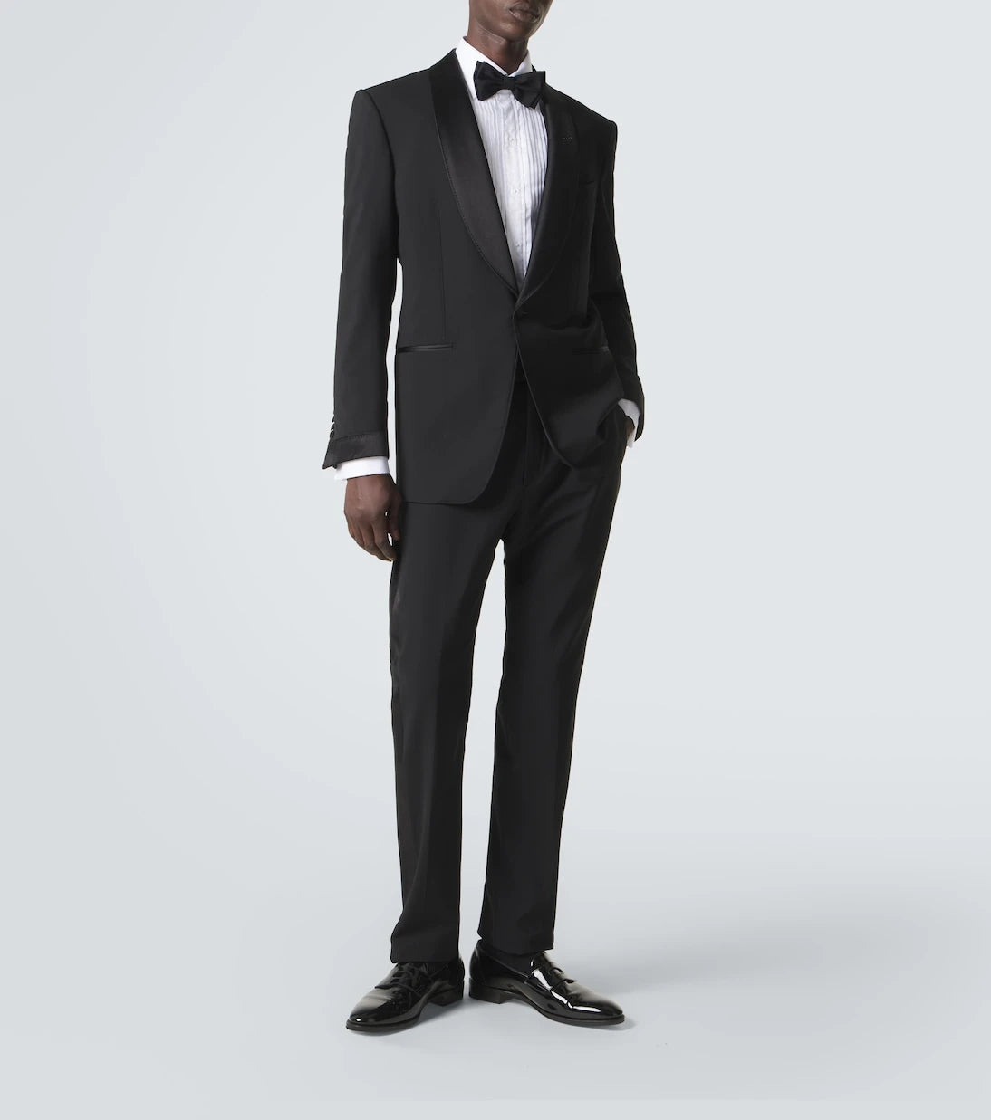 Thom Sweeney - قميص توكسيدو من البوبلين المخلوط بالقطن