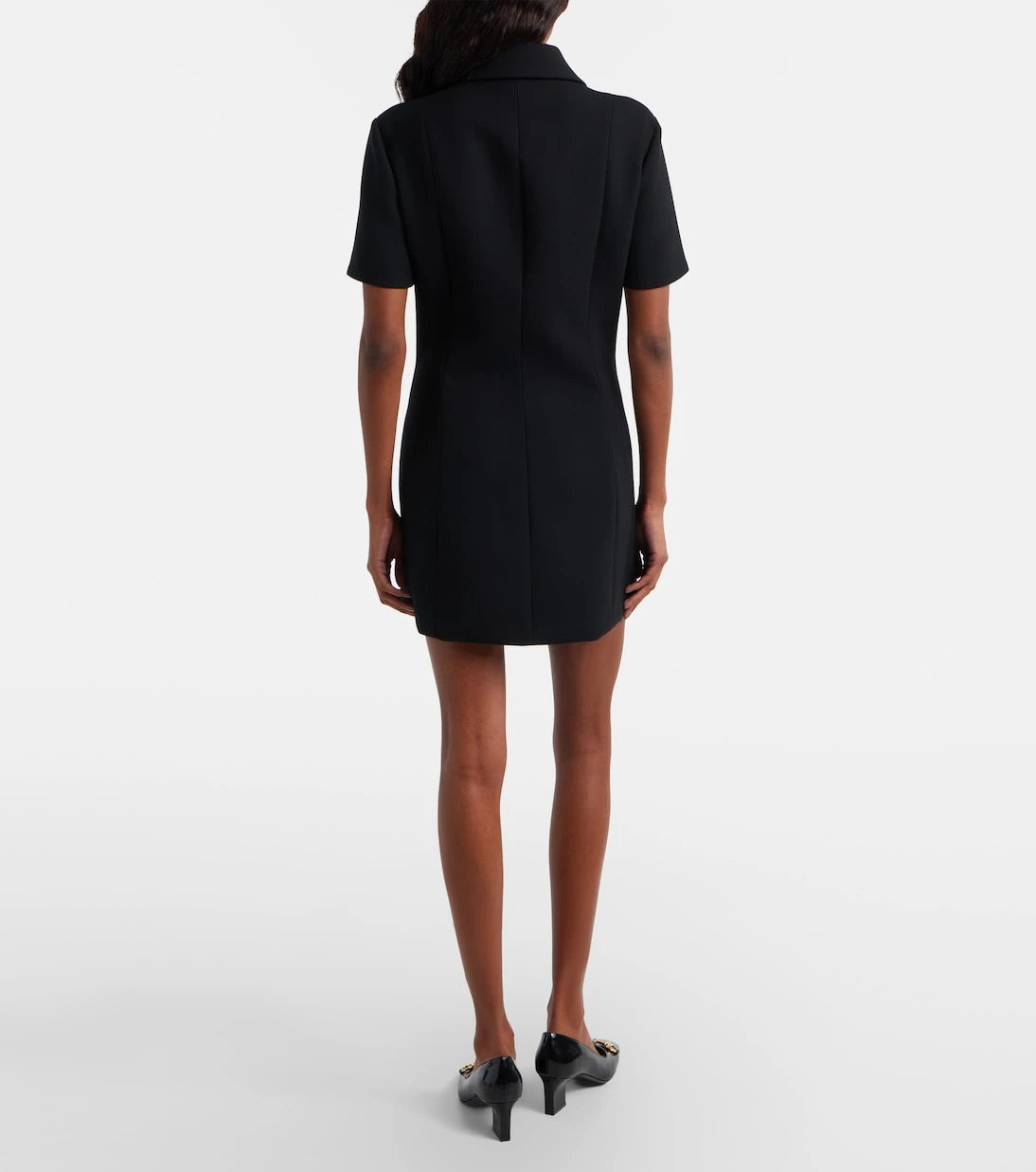 Gucci - Double G wool crêpe minidress