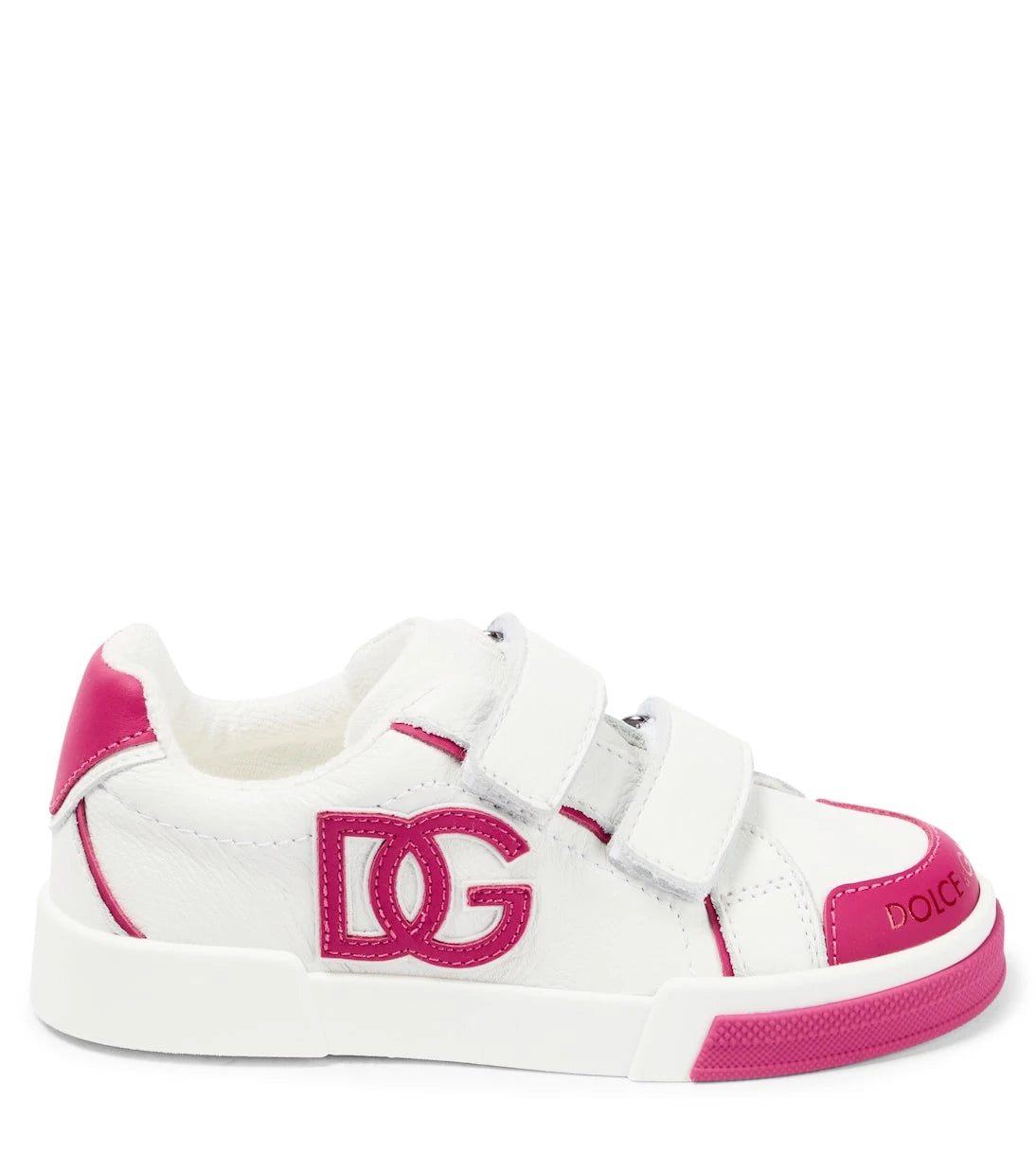 Dolce&Gabbana Kids - Logo leather low-top sneakers