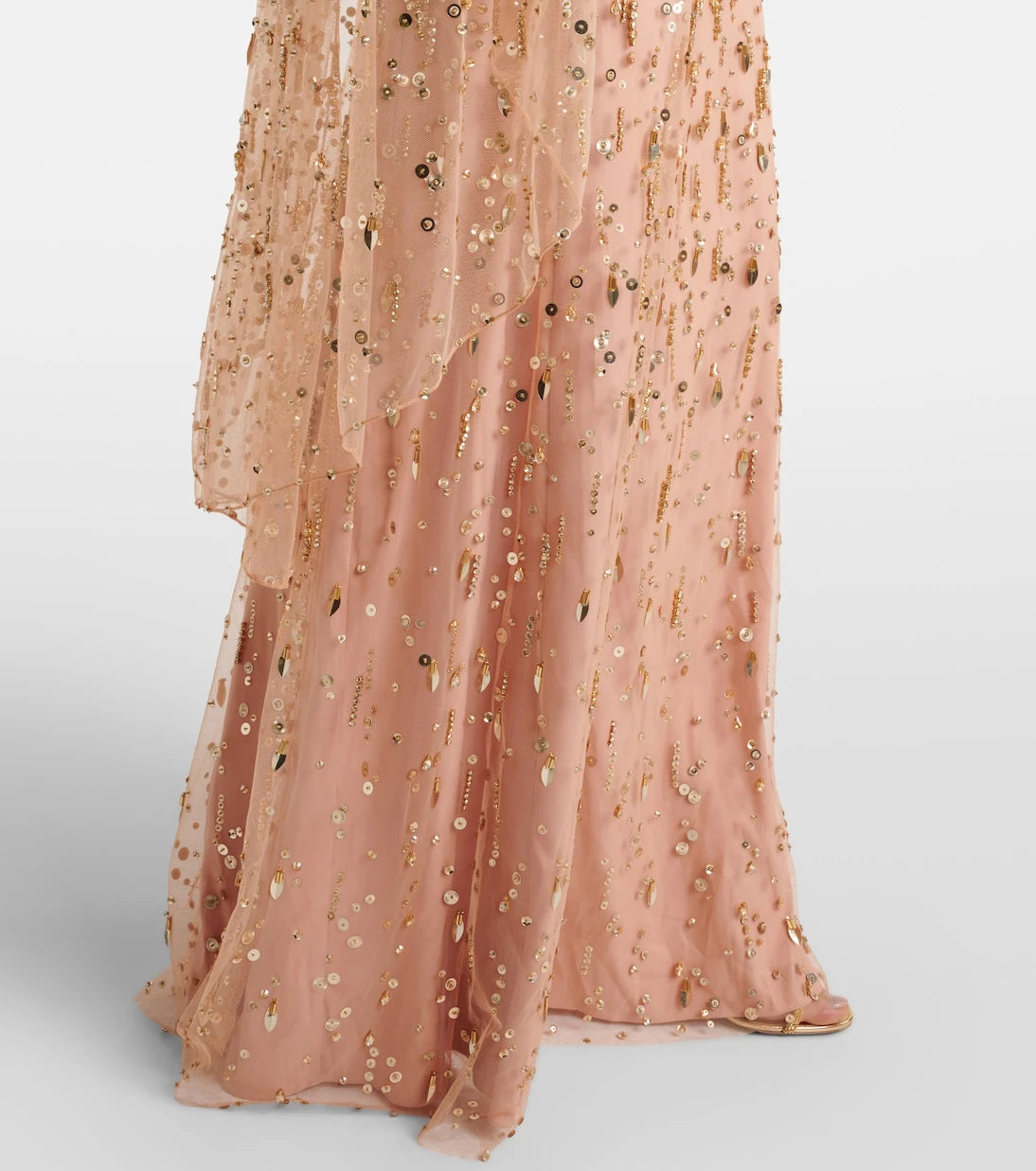 Jenny Packham - Hestia embellished caped gown
