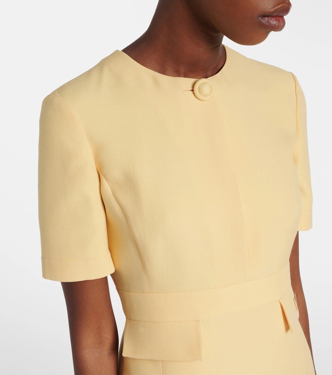 Valentino - Crepe Couture VGold minidress