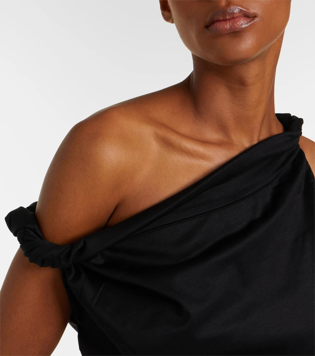 Róhe - One-shoulder cotton-blend top
