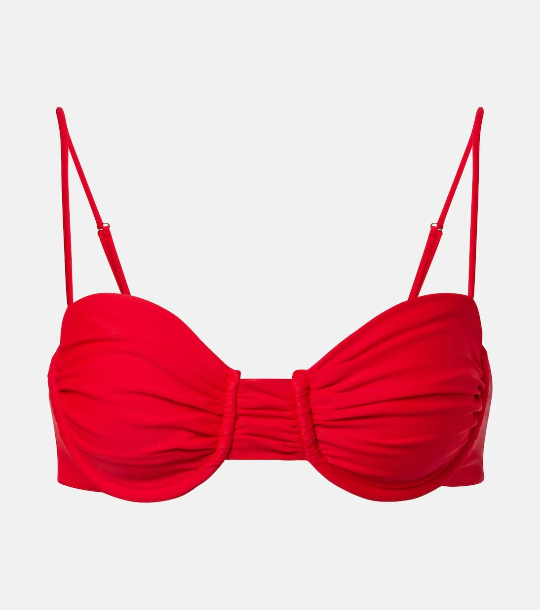 Jade Swim - توب بيكيني ميا بتصميم مكسو بقماش مجمّع